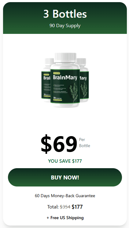 brain mary 3 bottles price