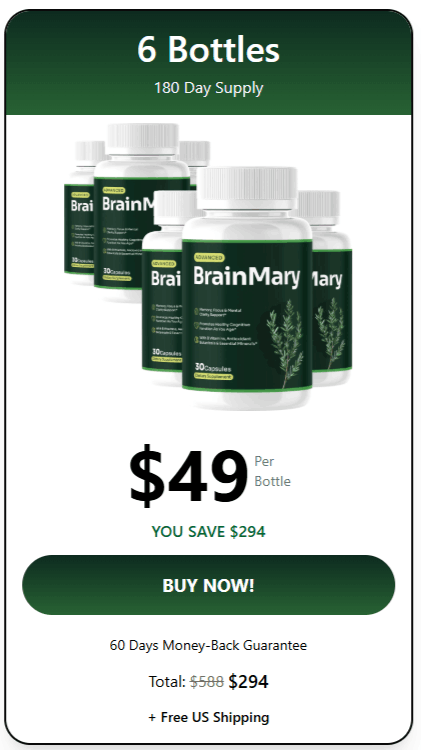 brain mary 6 bottles price
